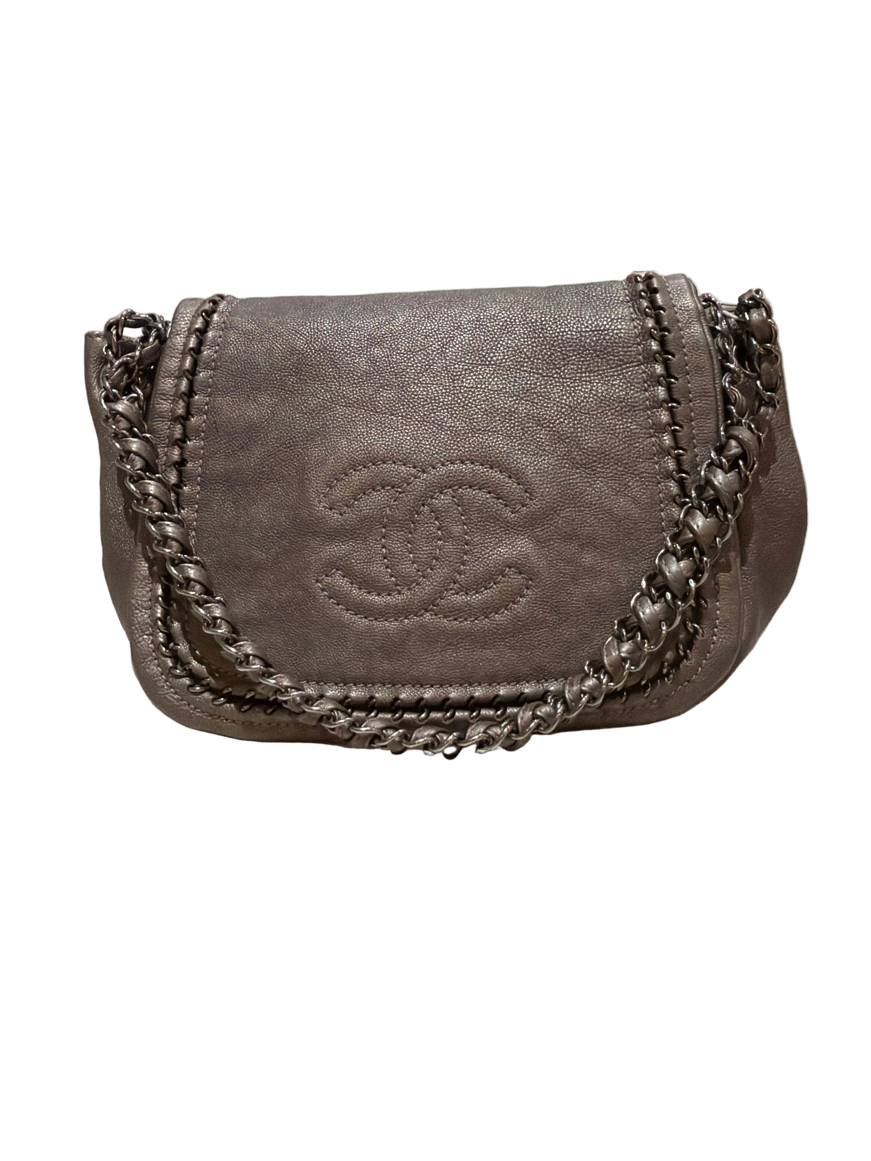 Chanel Mettalic Accordion Flap