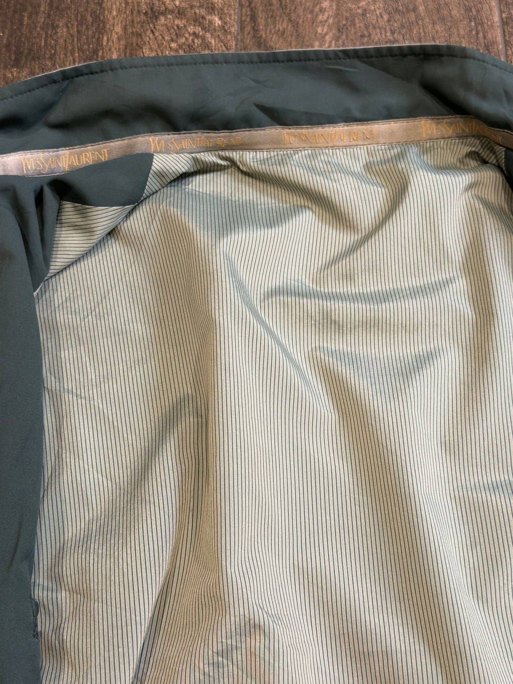 Saint Laurent Green Khaki Windbreaker Jacket