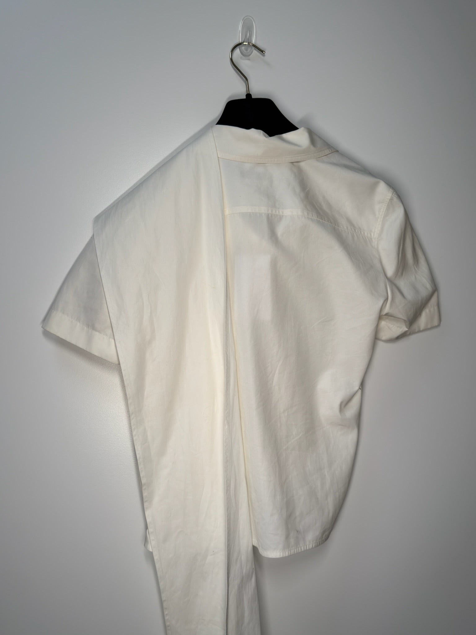 Chanel Spring 2001 Button-Up Top FR40 | Off White Blouse