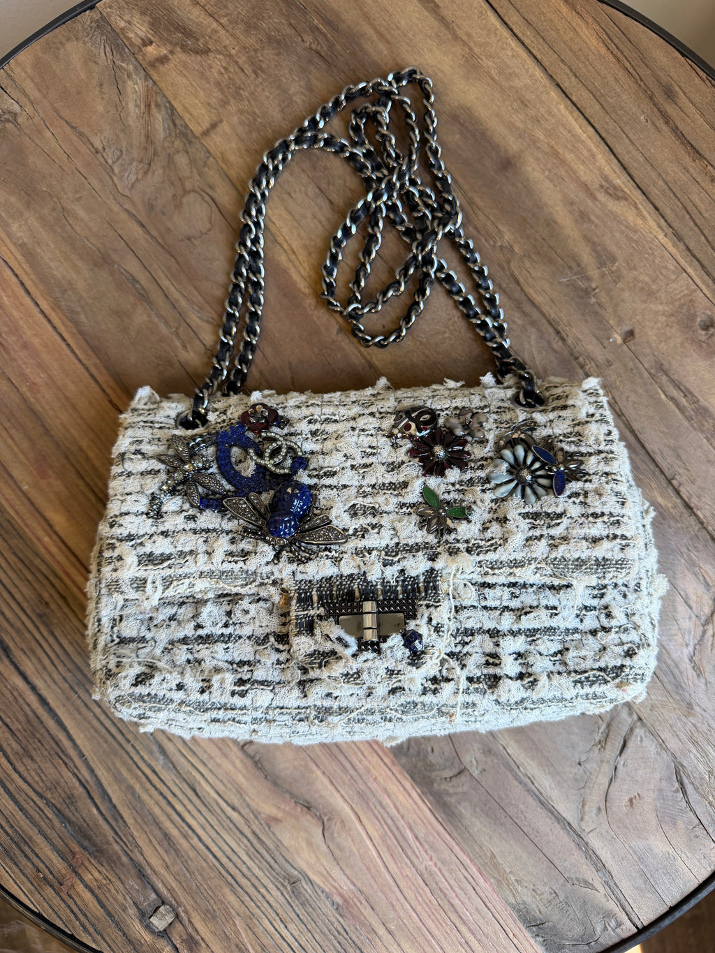 Chanel Mini Tweed Garden Reissue Fantasy Charms