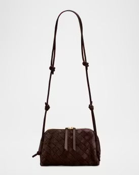 Bottega Veneta
Concert Pouch Intrecciato Suede Crossbody Bag