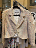 Chanel Tweed CC Logo Rainbow Muliticolor Blazer
