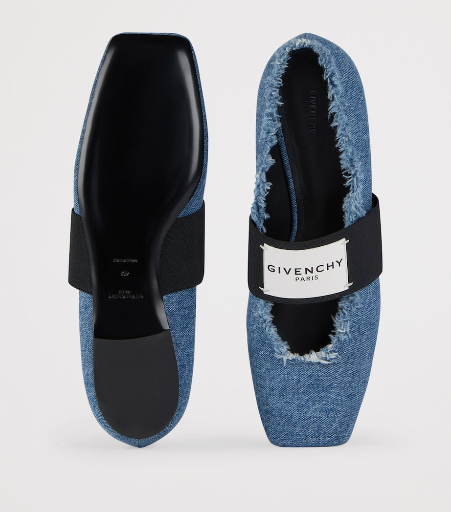 Givenchy Denim Flats Size 37
