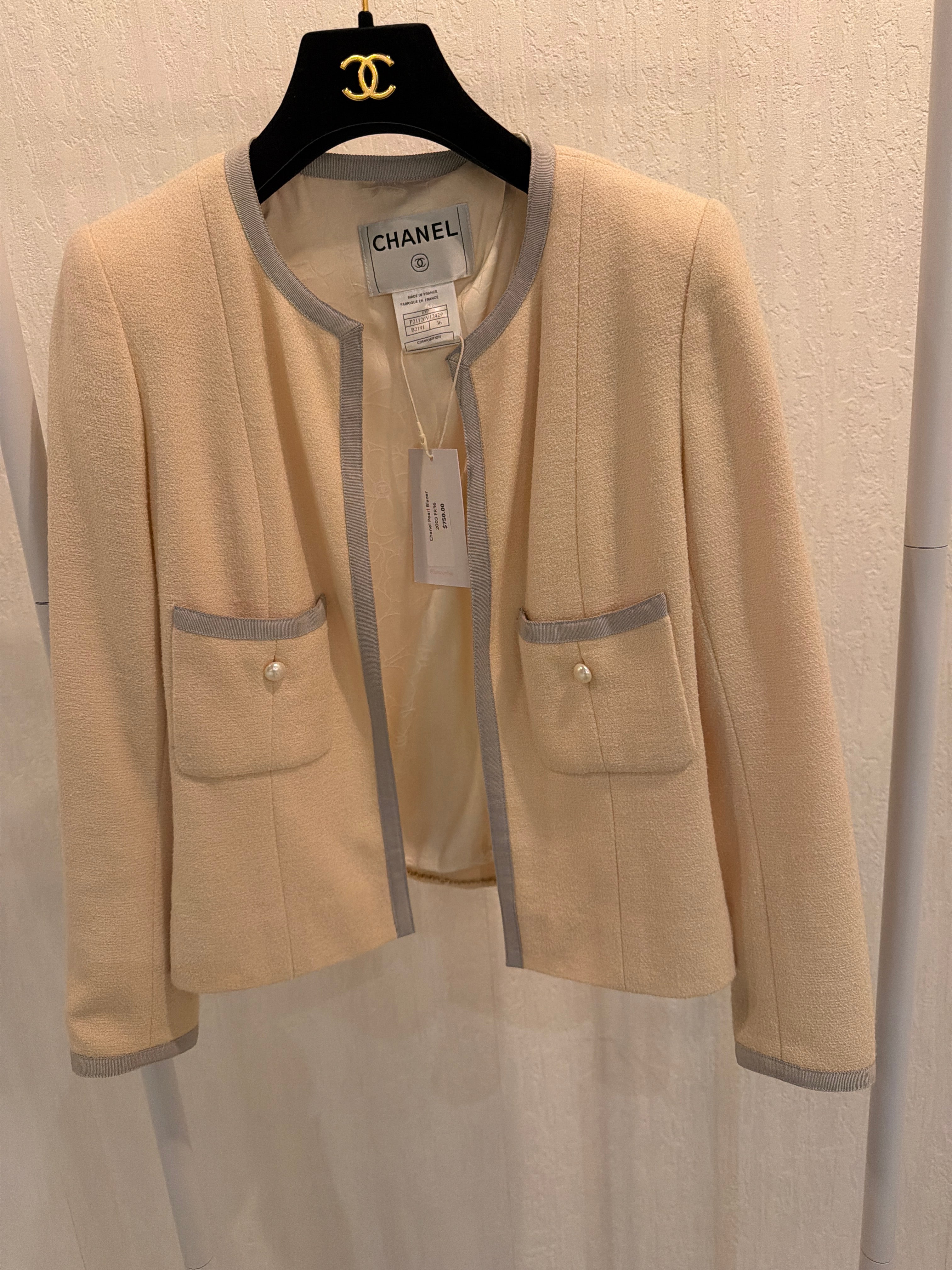 Chanel Pearl Blazer
