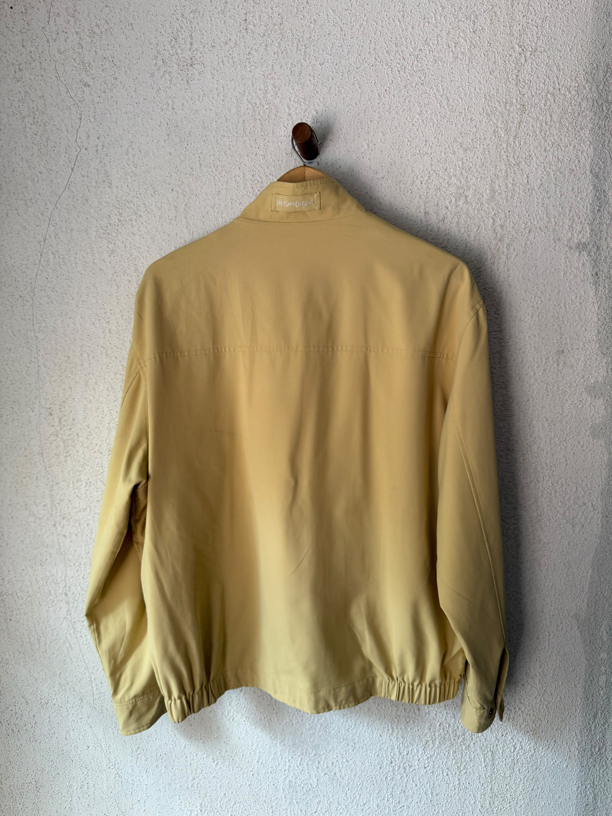 Saint Laurent Vintage Tan / Yellow Bomber Windbreaker