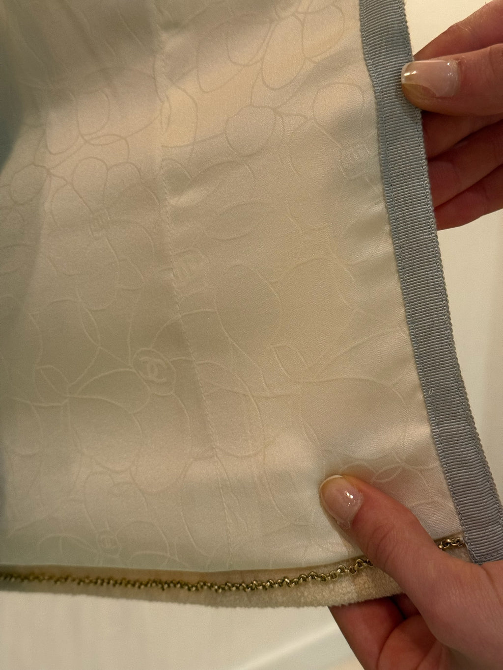 Chanel 2003 Pearl Button Wool Blazer Jacket FR36