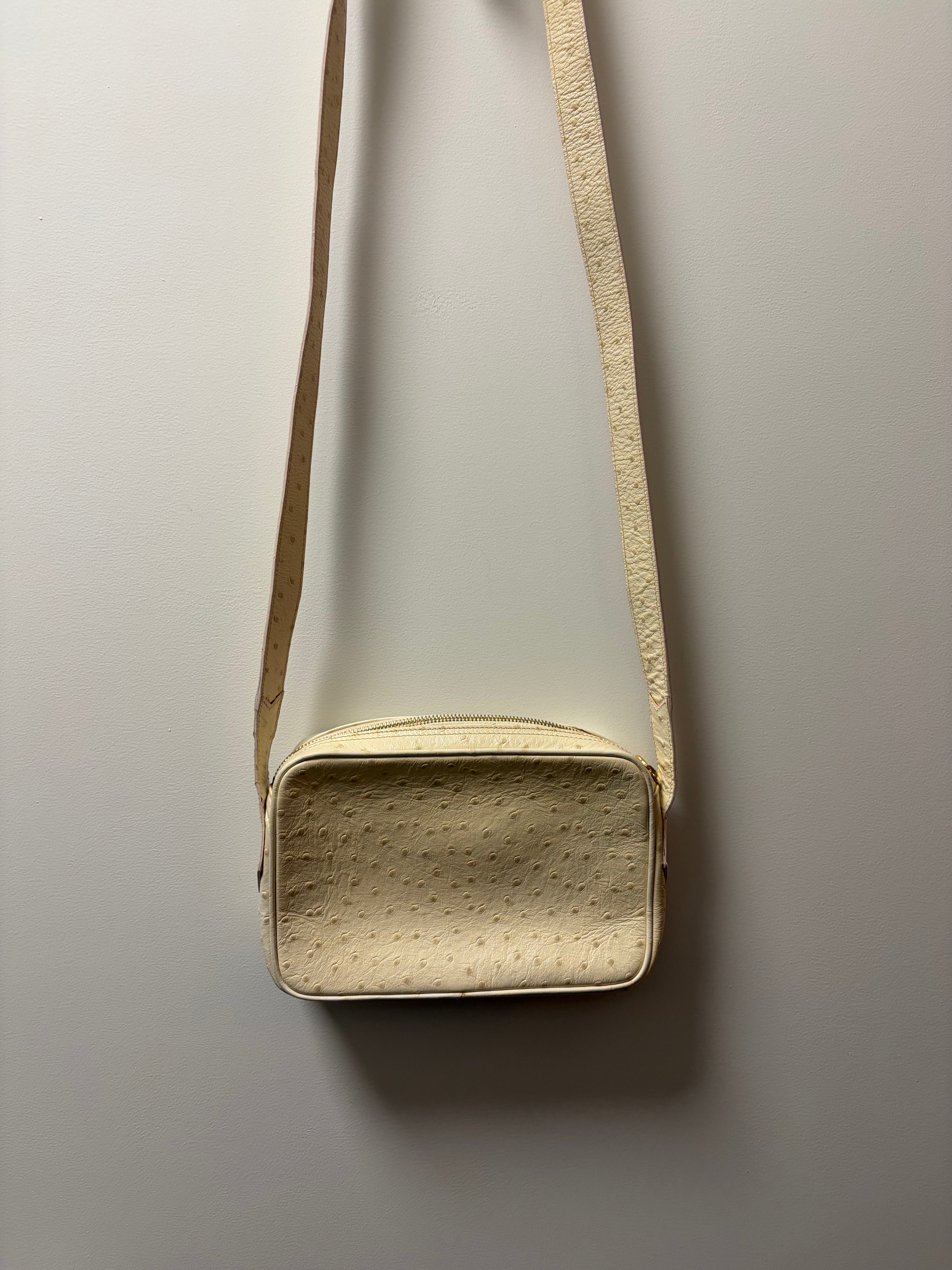 Fendi Fendi
Ostrich Crossbody Bag Vintage