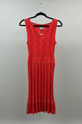 Missoni Red Zig Zag Knit Dress