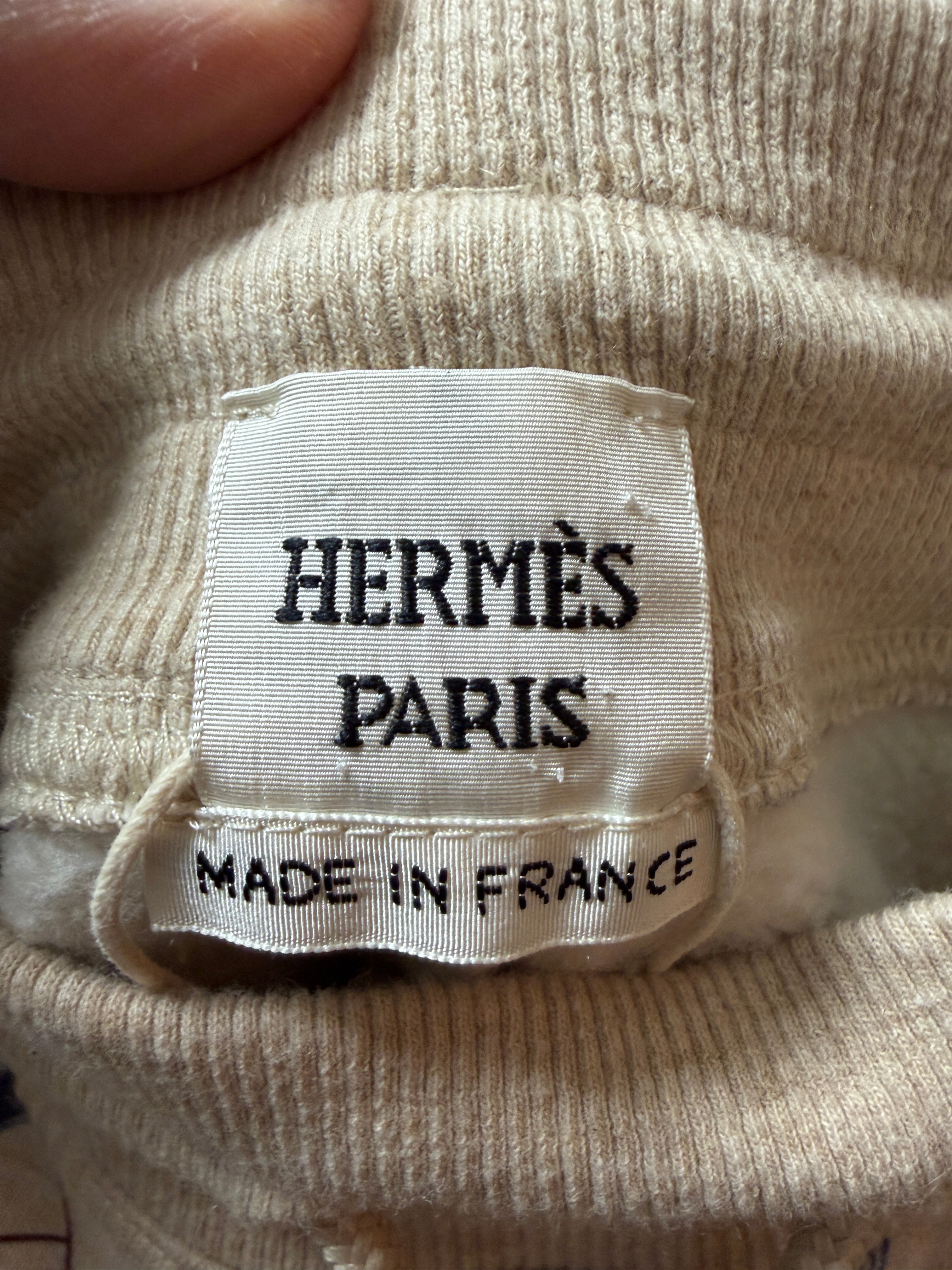 Hermes Printed Skirt