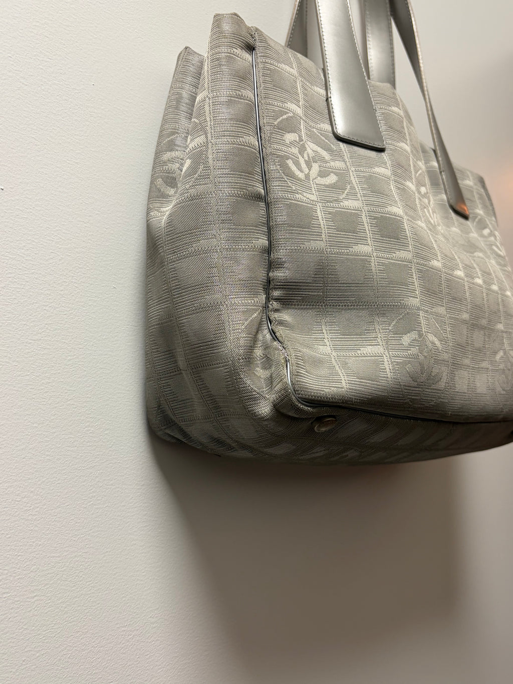 Chanel Silver Ligne Tote