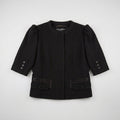 Dolce & Gabbana Black Short Sleeve Blazer