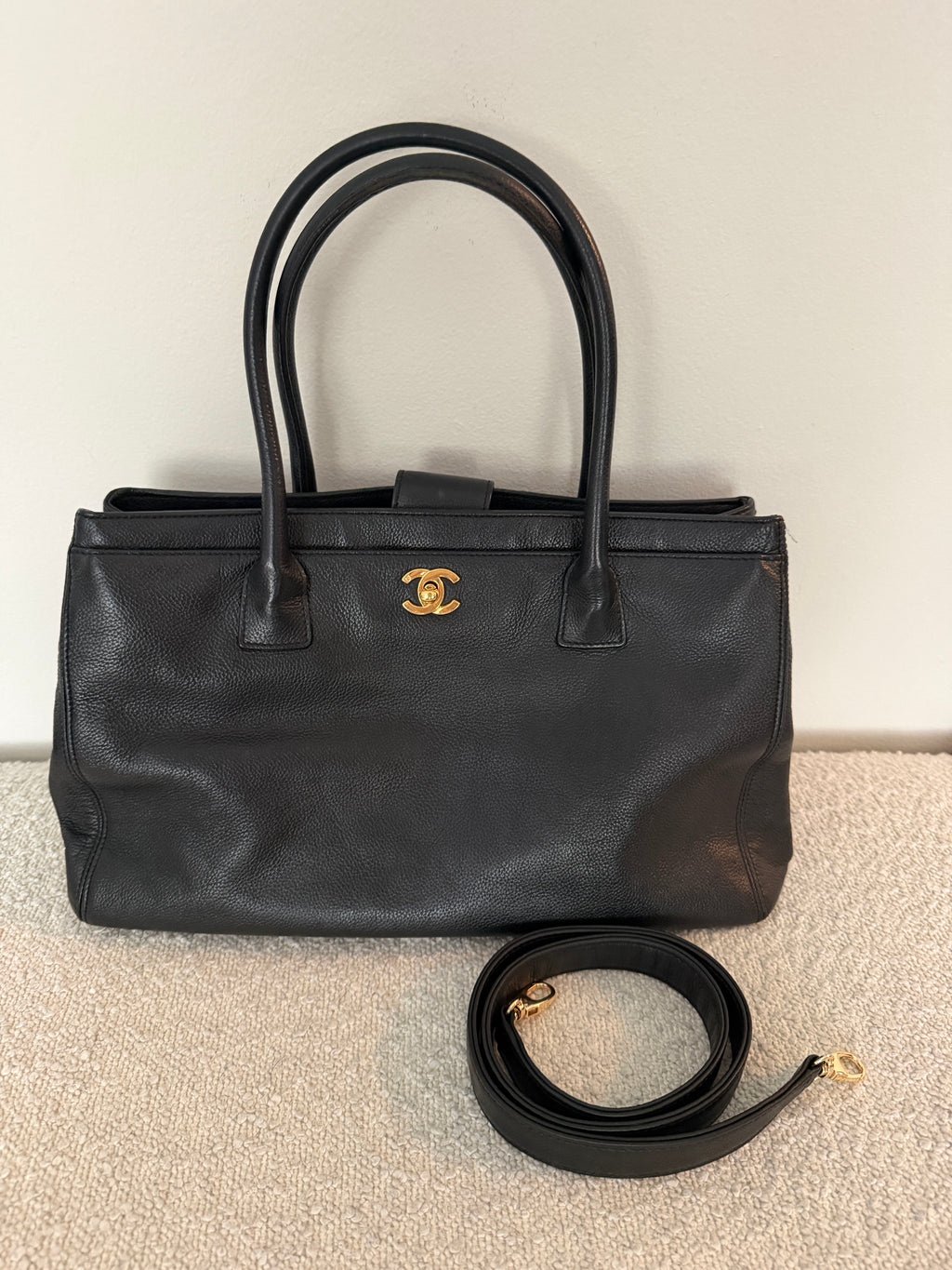 Chanel Black Cerf GHW