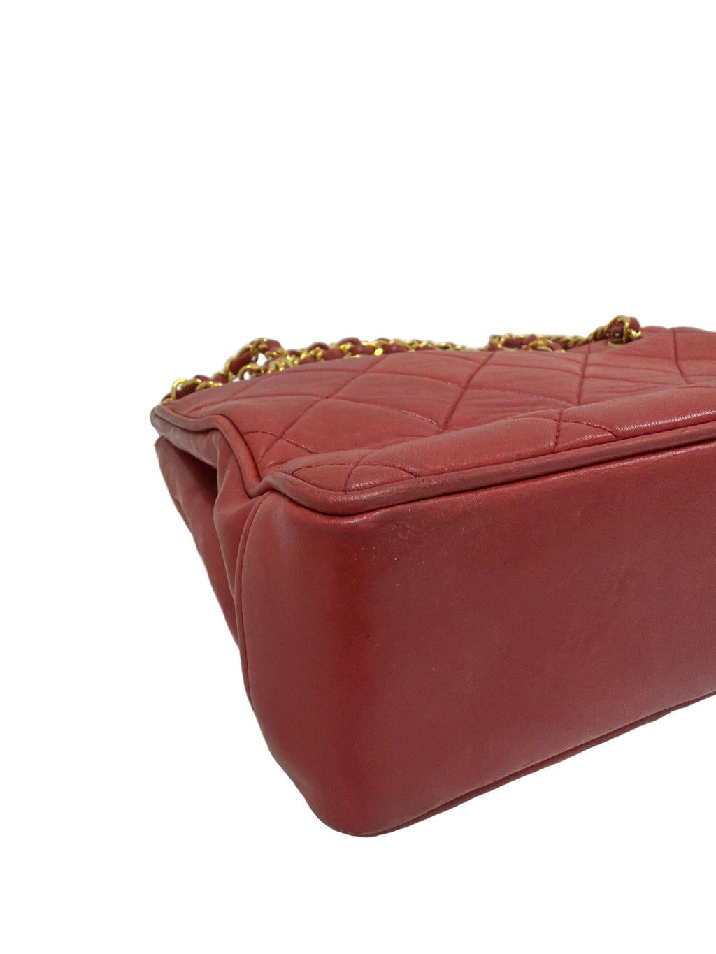 Chanel Red Maxi CC Tote 1994-1996
