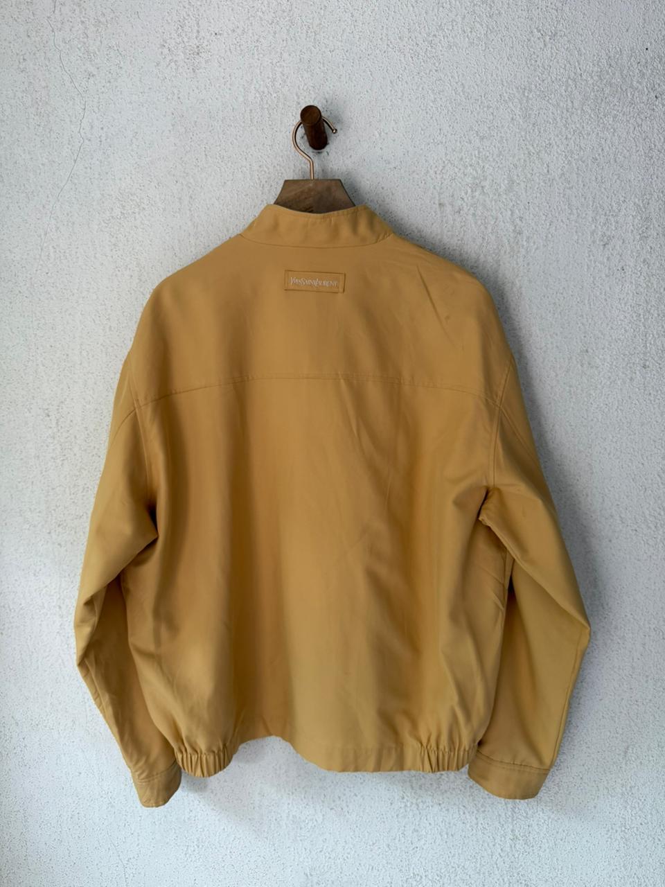 Saint Laurent Vintage Tan / Yellow Bomber Windbreaker