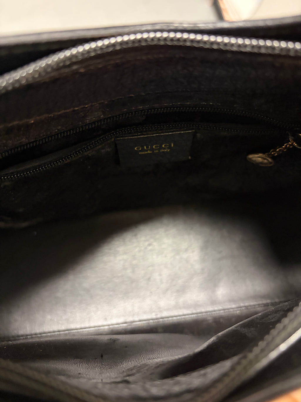 Gucci Bamboo Leather Handbag Black | Classic Bamboo Handle Bag