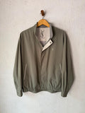 Yves Saint Laurent Vintage YSL Khaki Sage Windbreaker Bomber Jacket Size 100