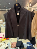Chanel Black Button Vest