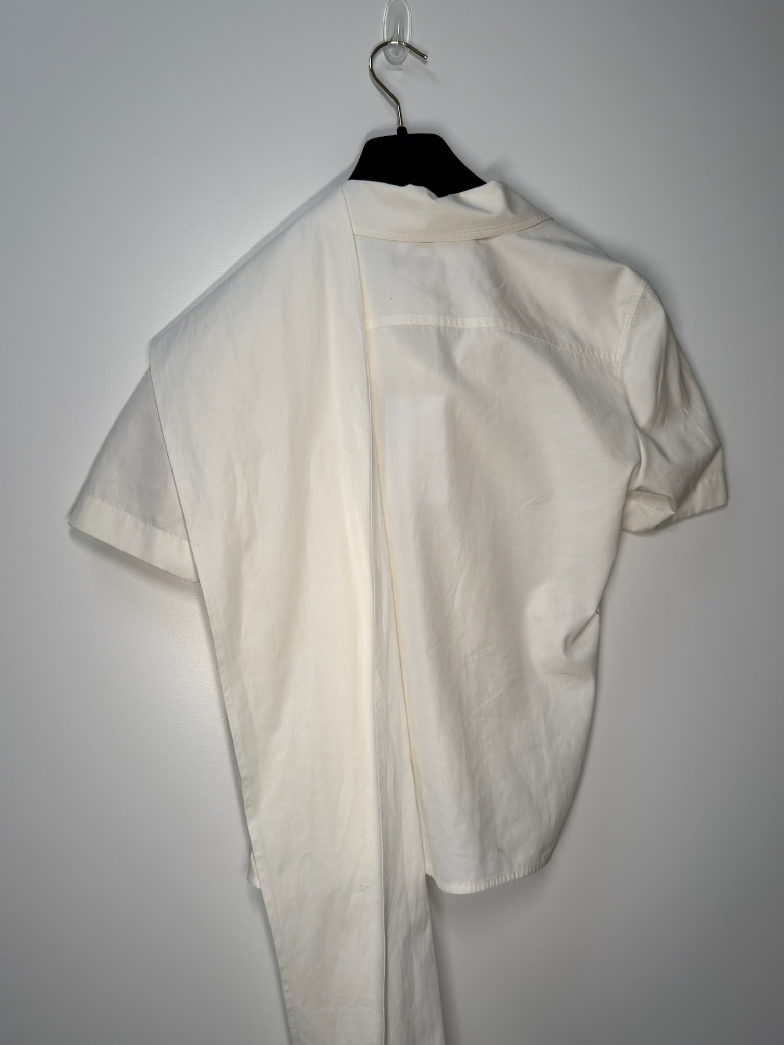 Chanel Spring 2001 Button-Up Top FR40 | Off White Blouse