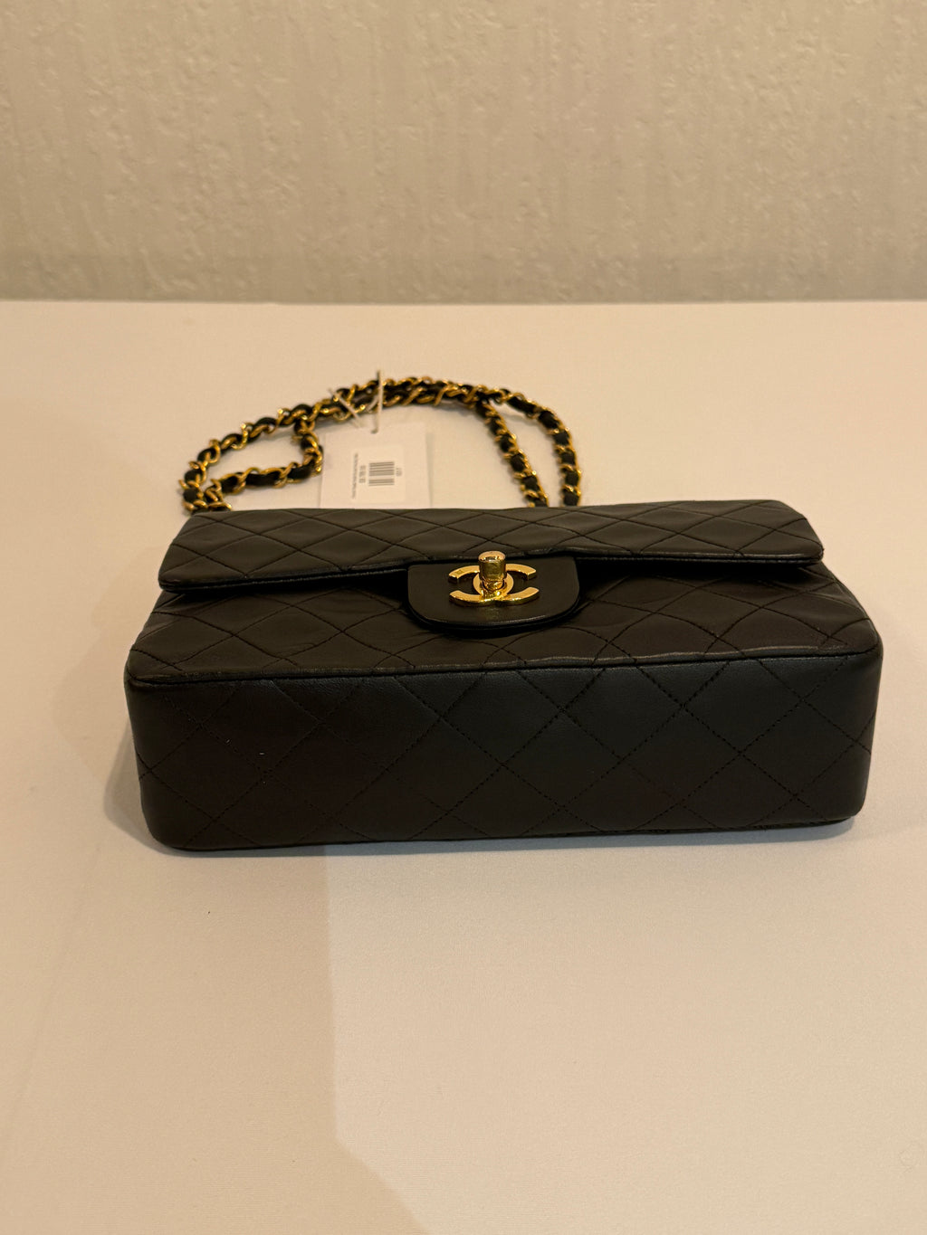 Chanel Classic Small Double Flap Bag Black Lambskin 24K Gold Hardware 1994–1996