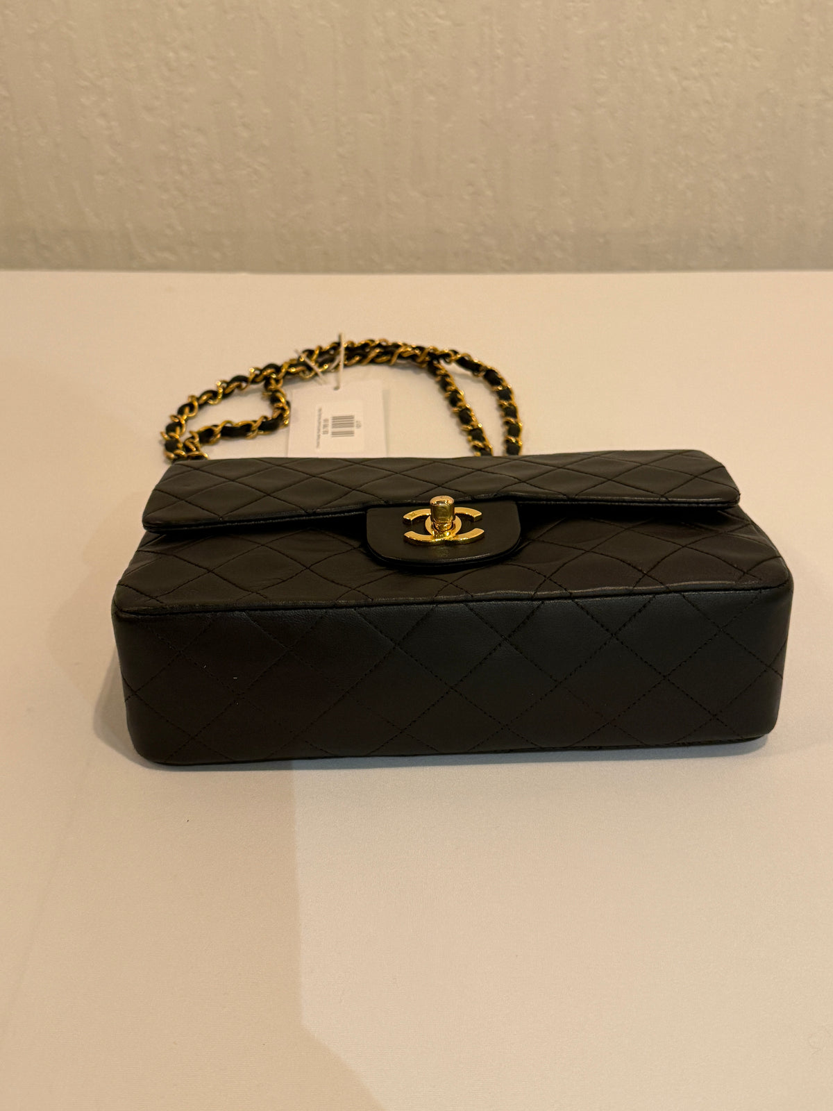 Chanel Classic Small Double Flap Bag Black Lambskin 24K Gold Hardware 1994–1996