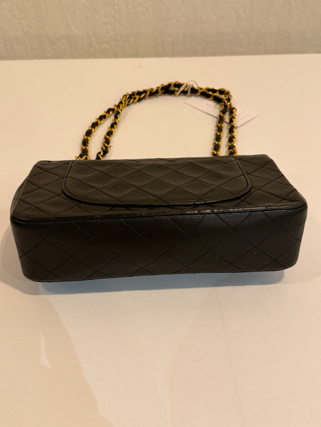 Chanel Classic Small Double Flap Bag Black Lambskin 24K Gold Hardware 1994–1996