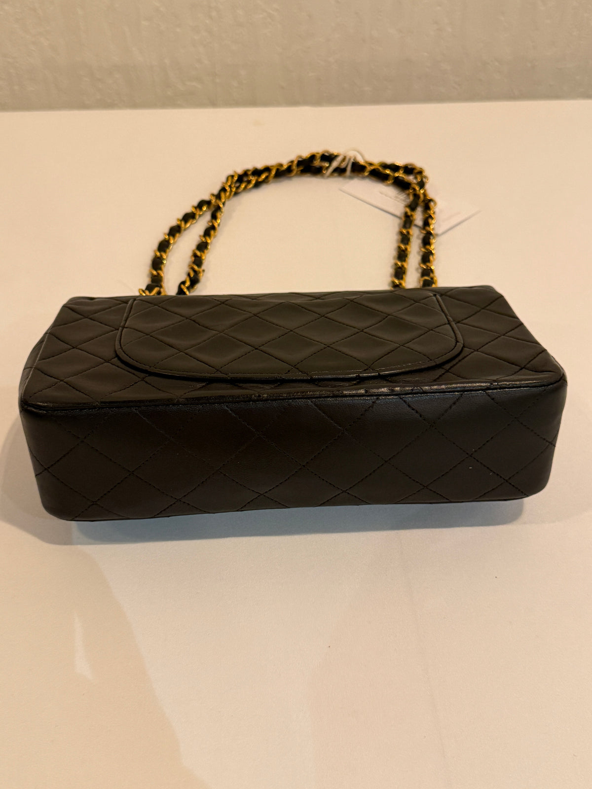 Chanel Classic Small Double Flap Bag Black Lambskin 24K Gold Hardware 1994–1996