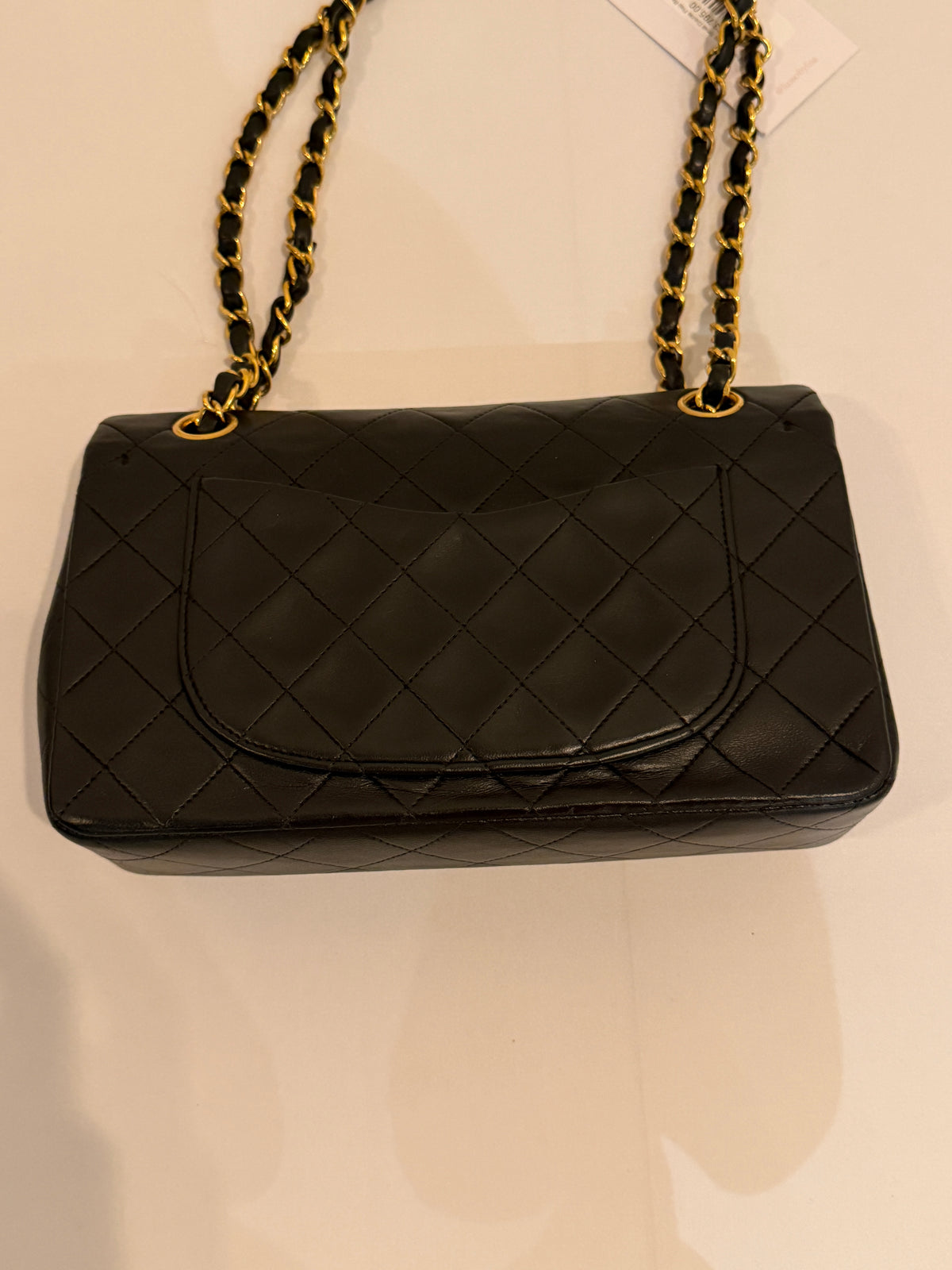 Chanel Classic Small Double Flap Bag Black Lambskin 24K Gold Hardware 1994–1996