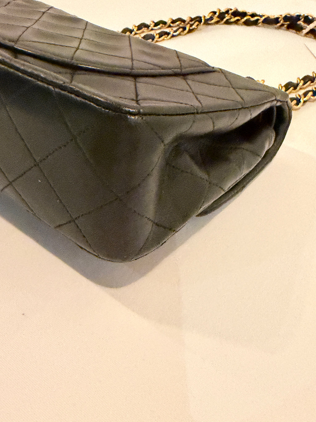 Chanel Classic Small Double Flap Bag Black Lambskin 24K Gold Hardware 1994–1996