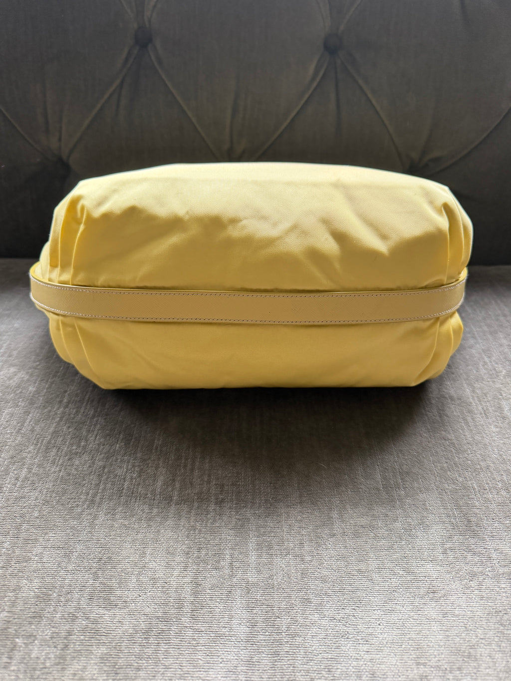 Prada Yellow Crescent Bag
