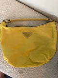 Prada Yellow Crescent Bag