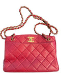 Chanel Red Maxi CC Tote