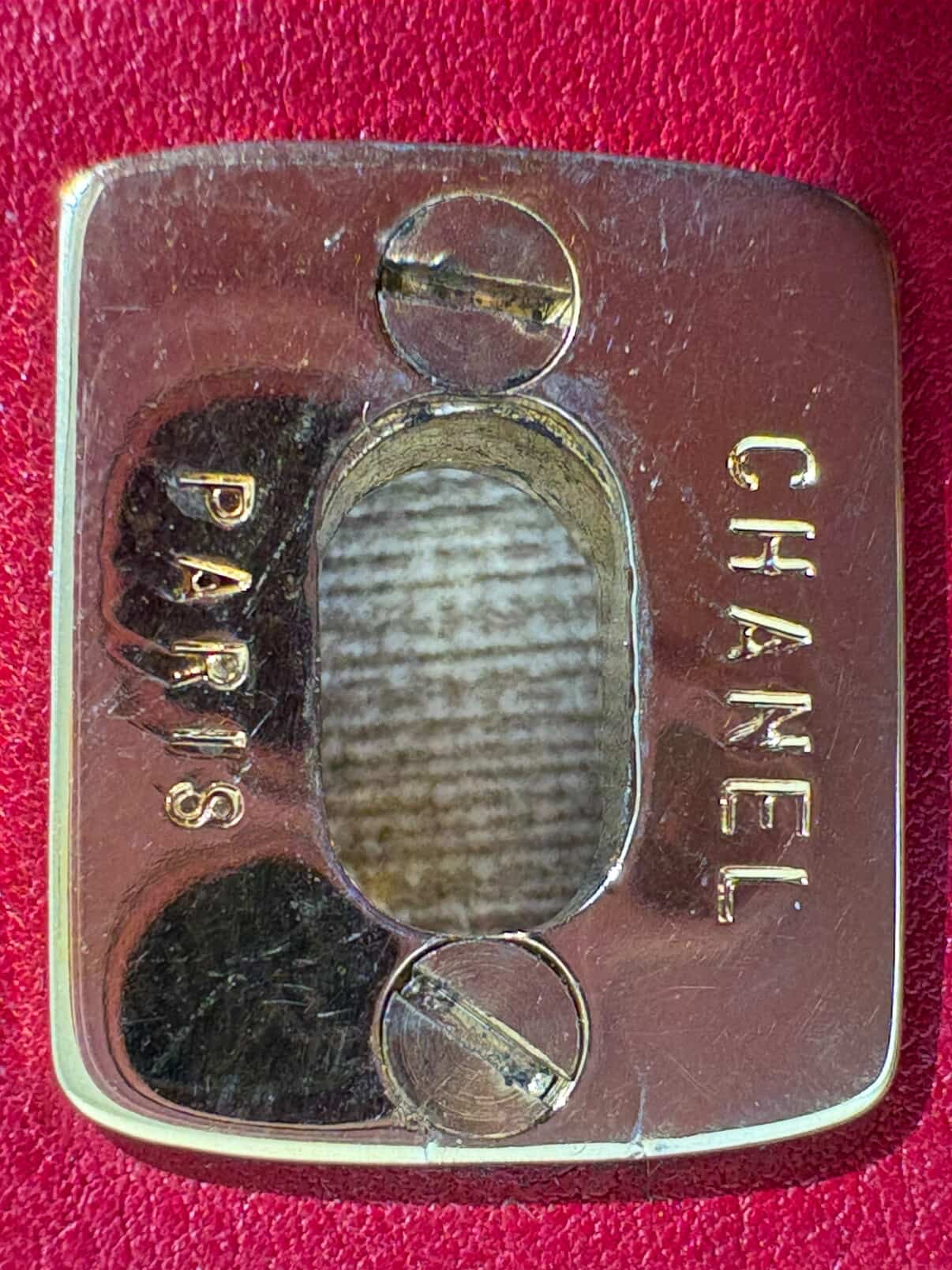 Chanel Red Turnlock CC Belt Bag