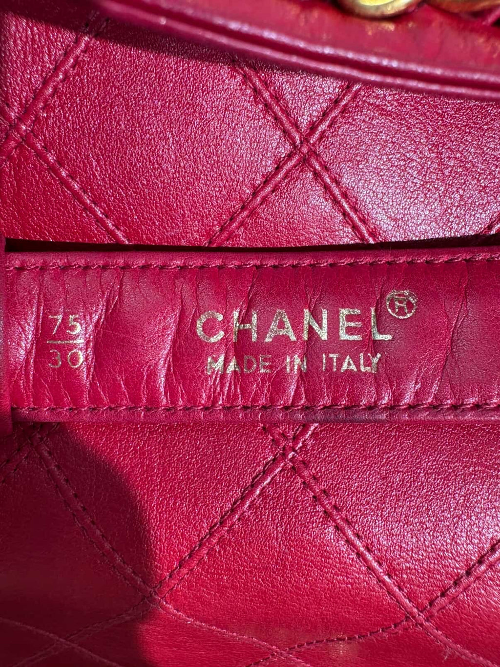 Chanel Red Turnlock CC Belt Bag