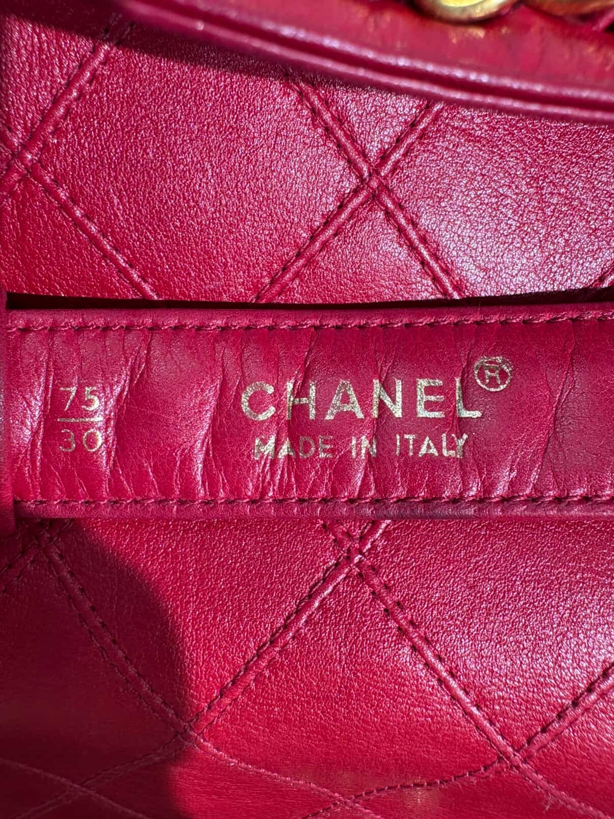 Chanel Red Turnlock CC Belt Bag