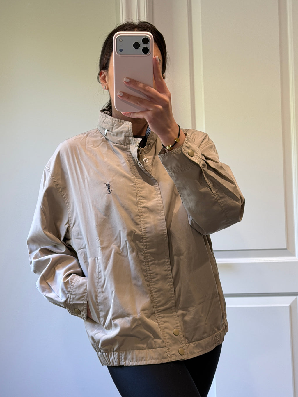 Saint Laurent Vintage Beige Bomber