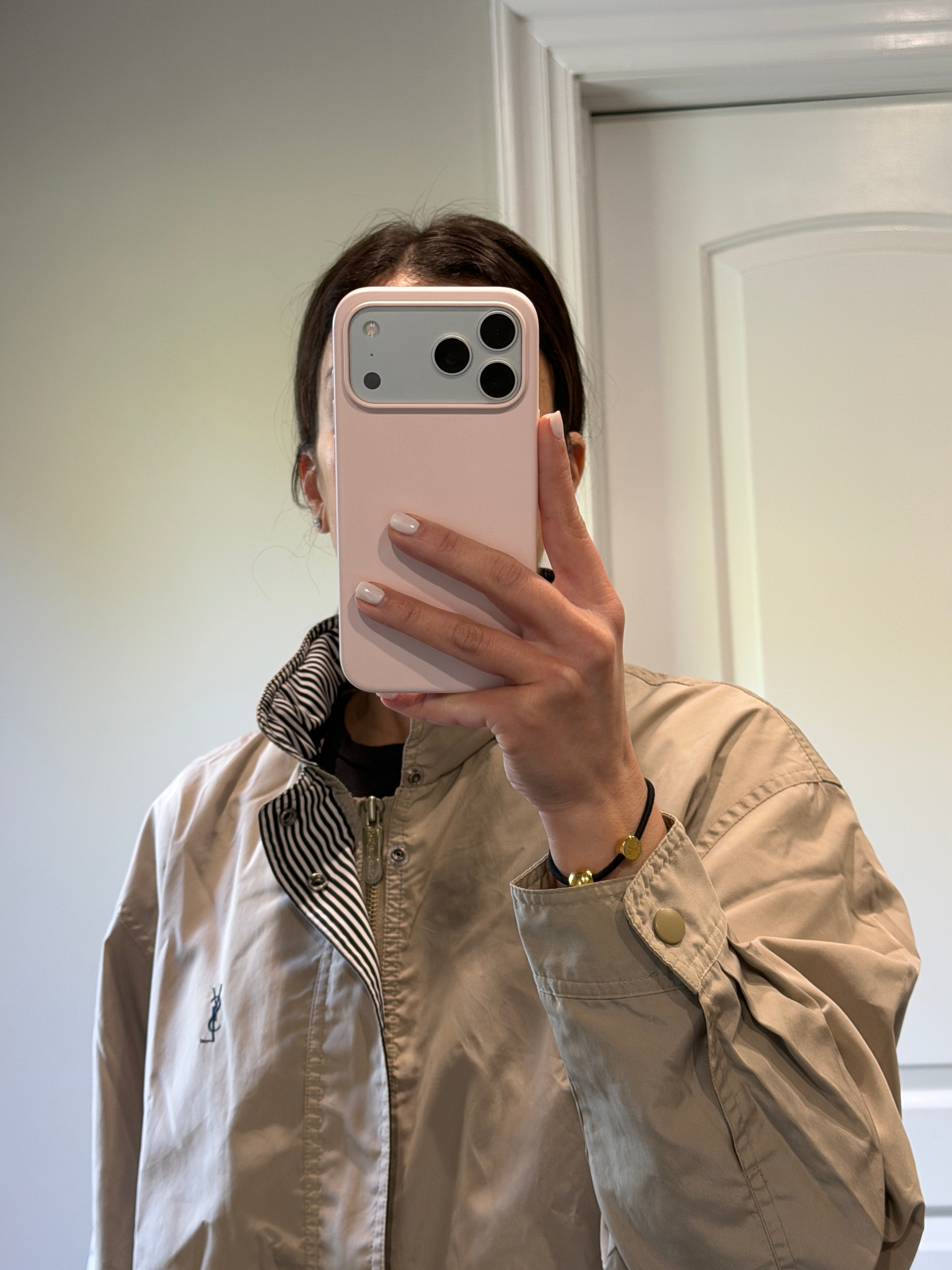 Saint Laurent Vintage Beige Bomber