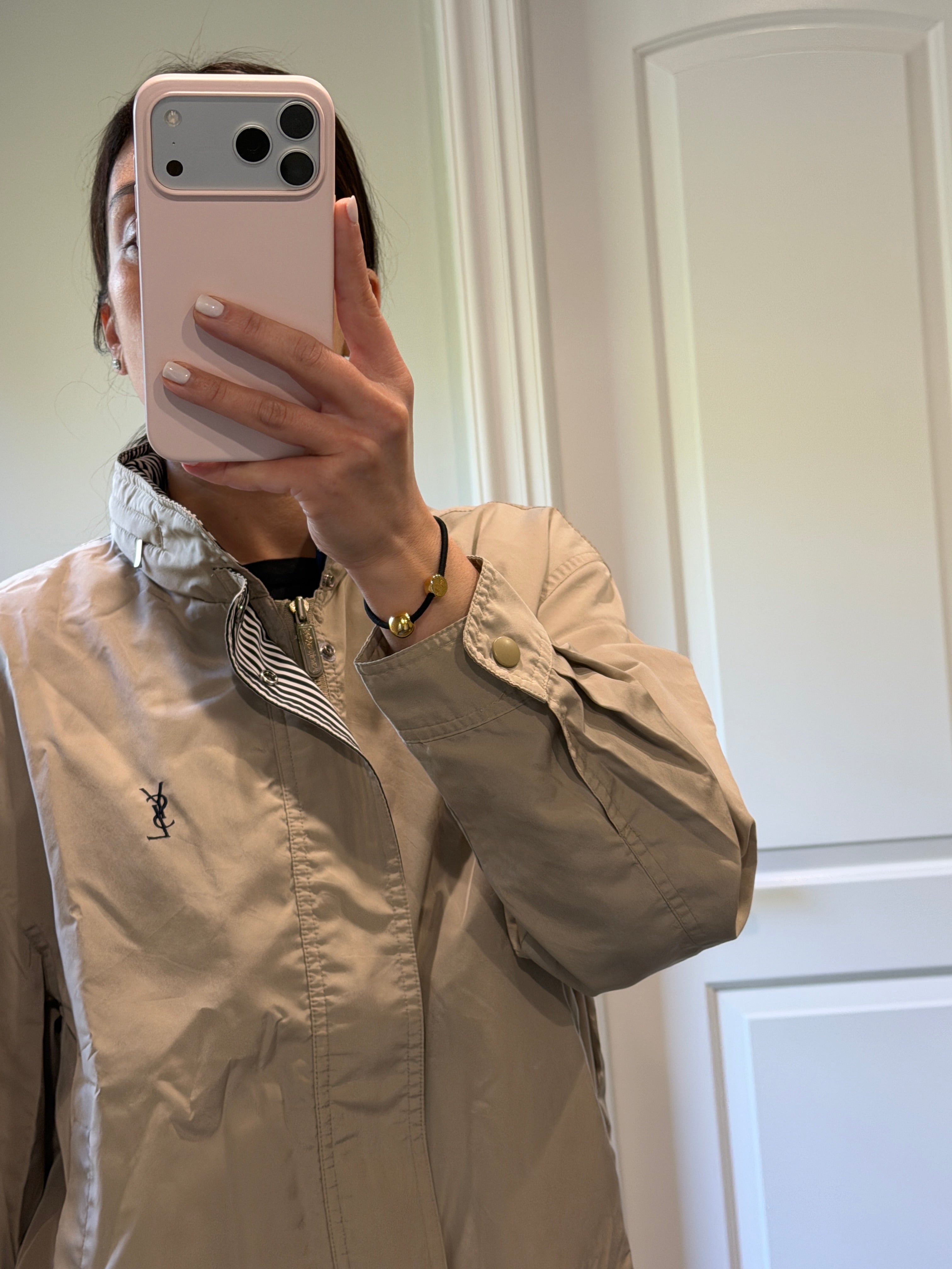 Saint Laurent Vintage Beige Bomber