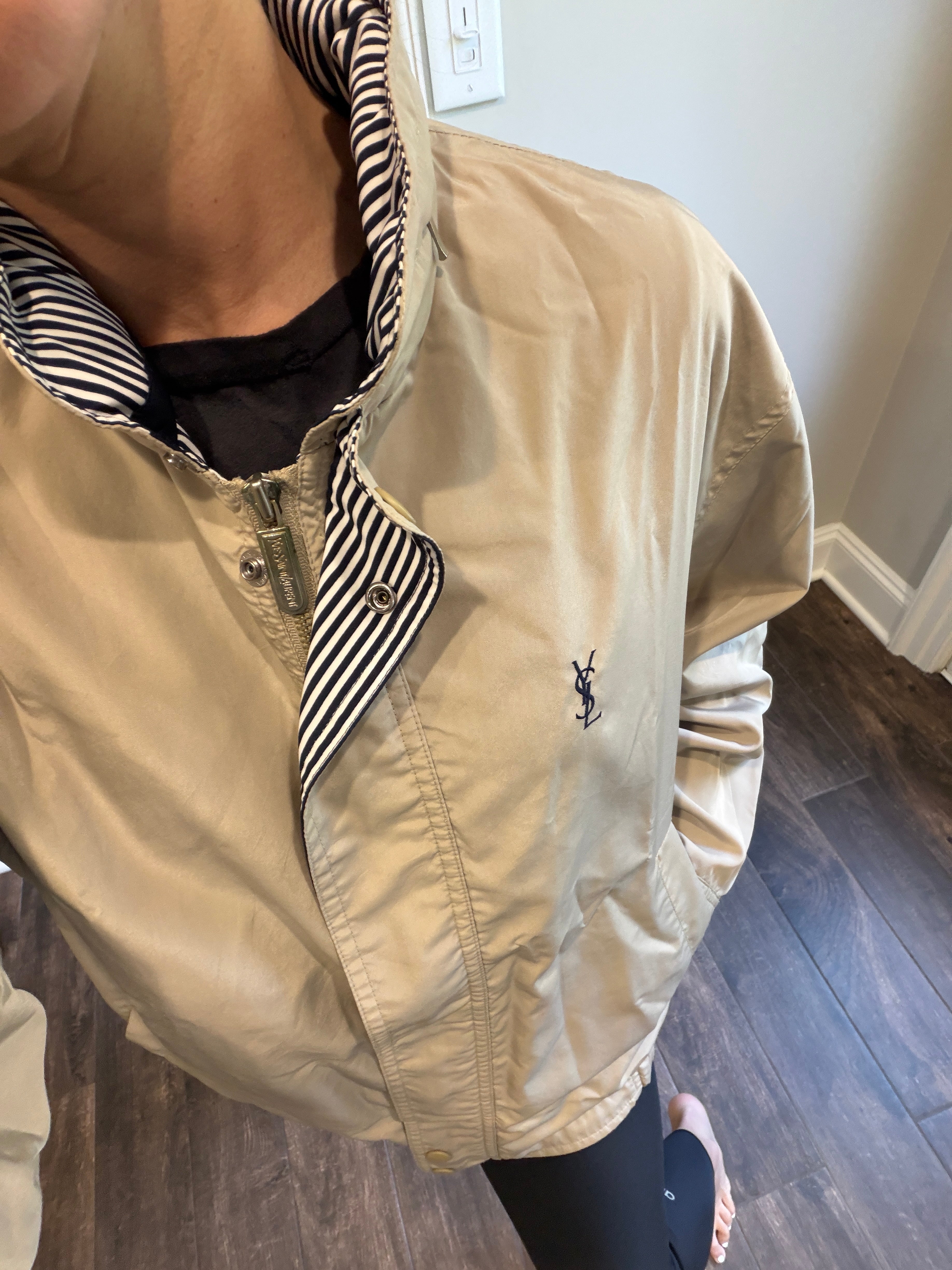 Saint Laurent Vintage Beige Bomber