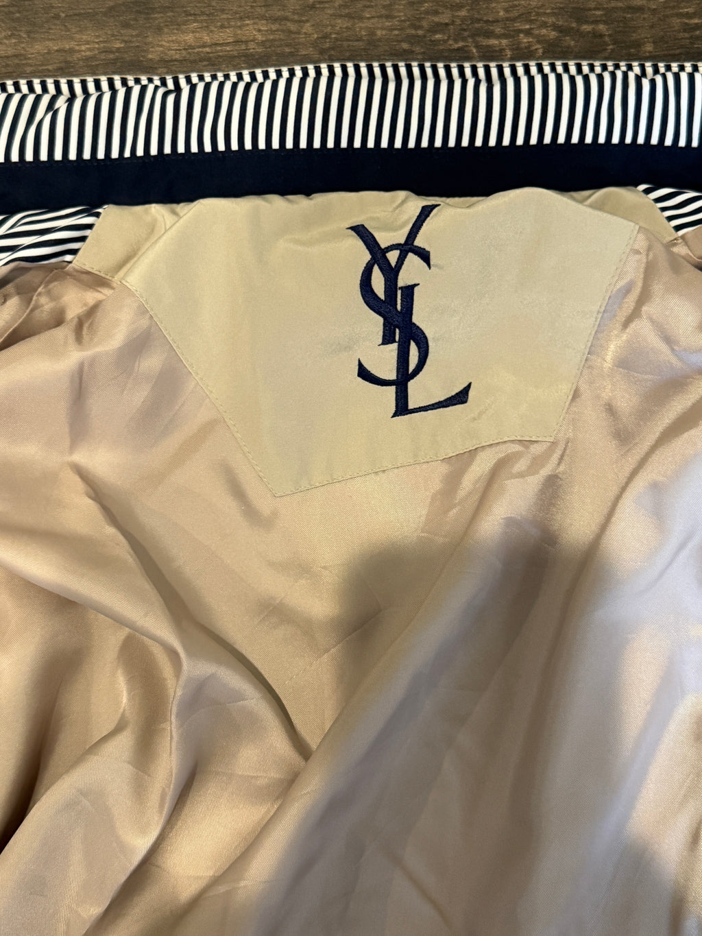 Saint Laurent Vintage Beige Bomber