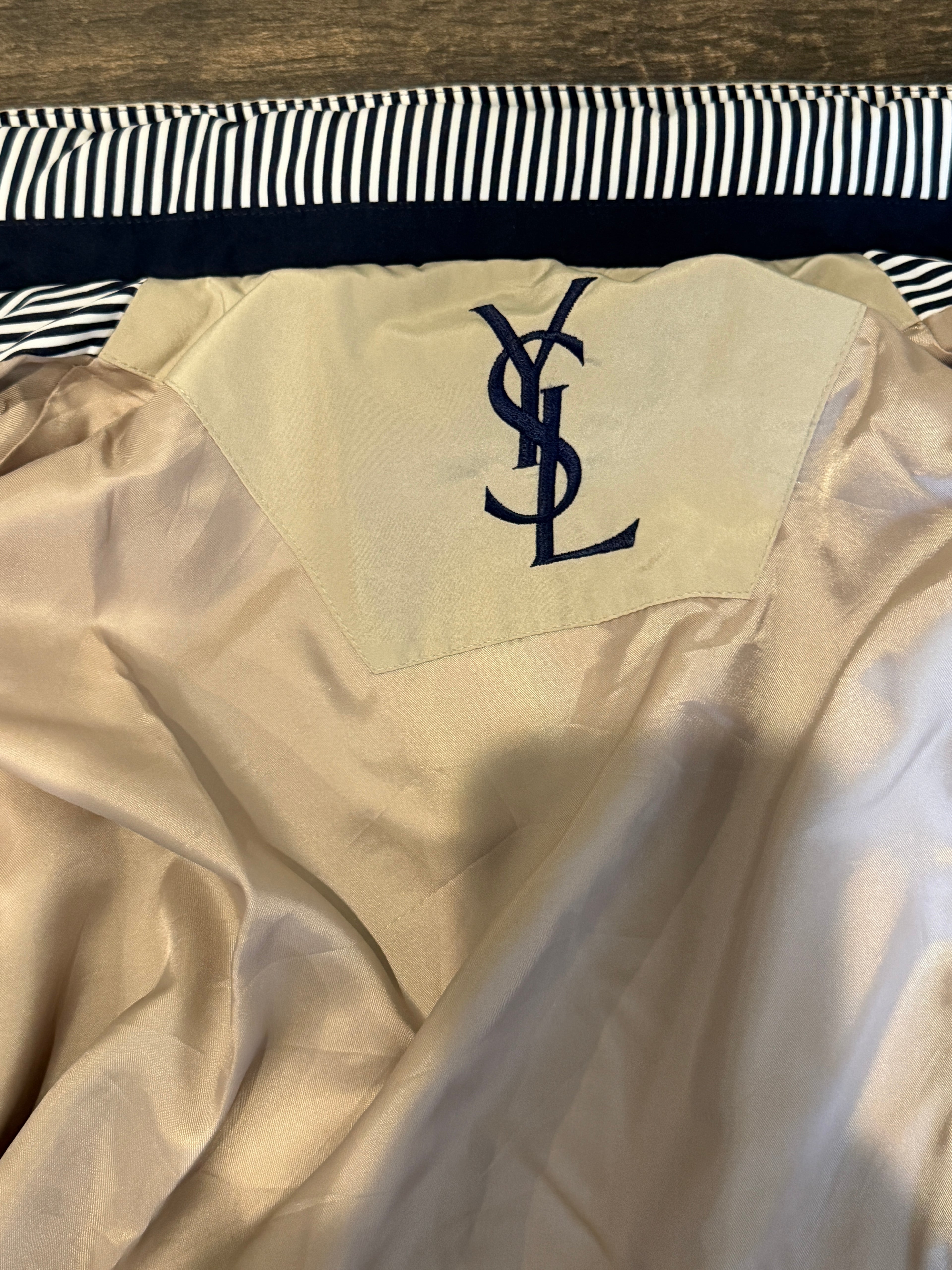 Saint Laurent Vintage Beige Bomber