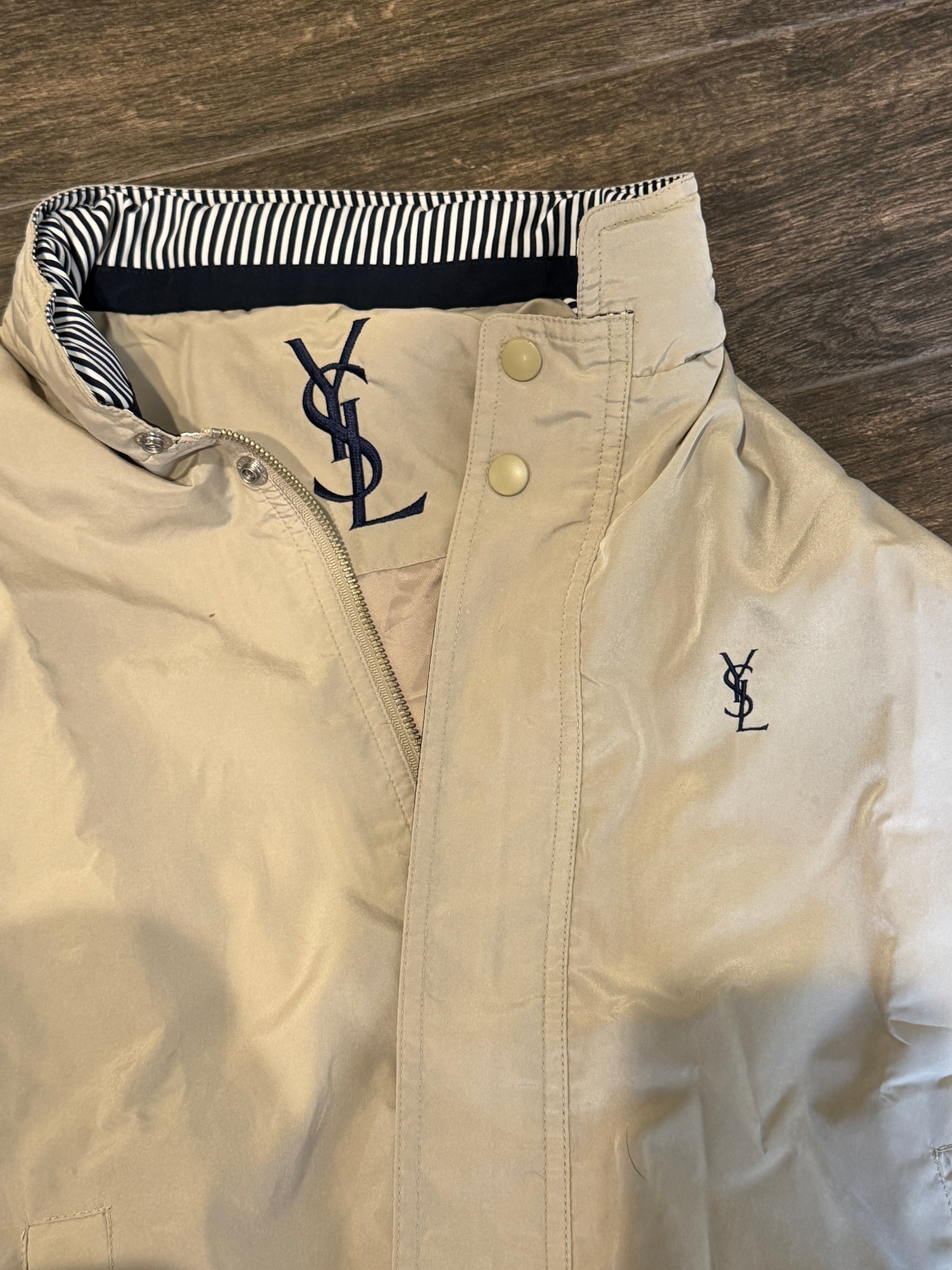 Saint Laurent Vintage Beige Bomber
