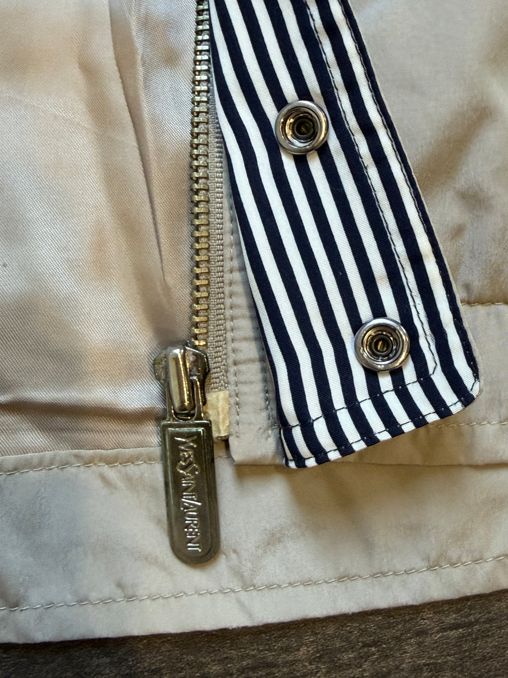 Saint Laurent Vintage Beige Bomber