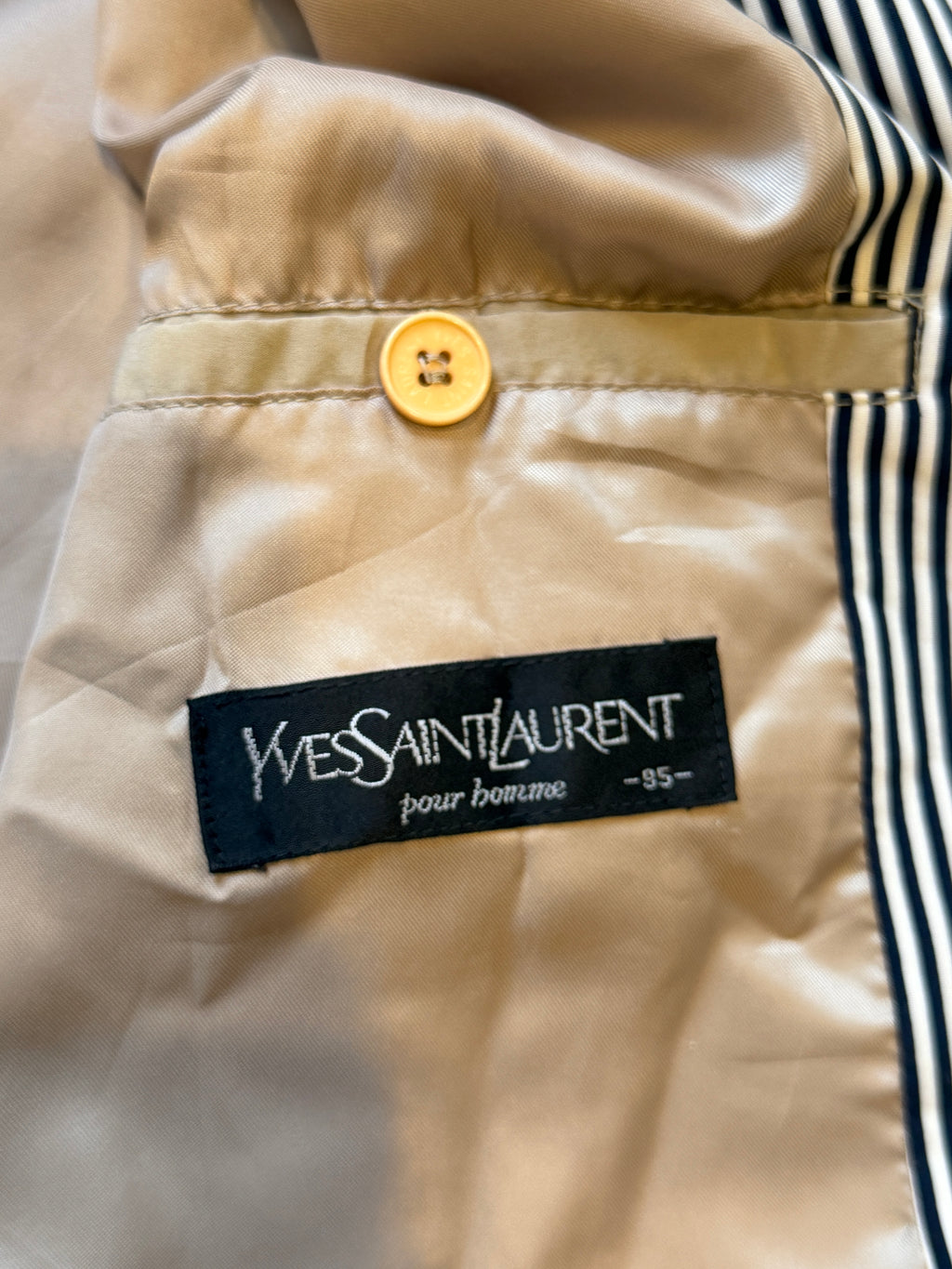 Saint Laurent Vintage Beige Bomber