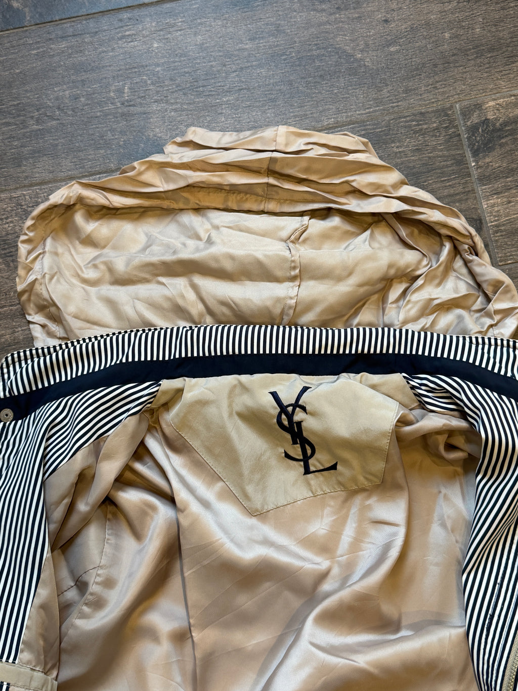 Saint Laurent Vintage Beige Bomber