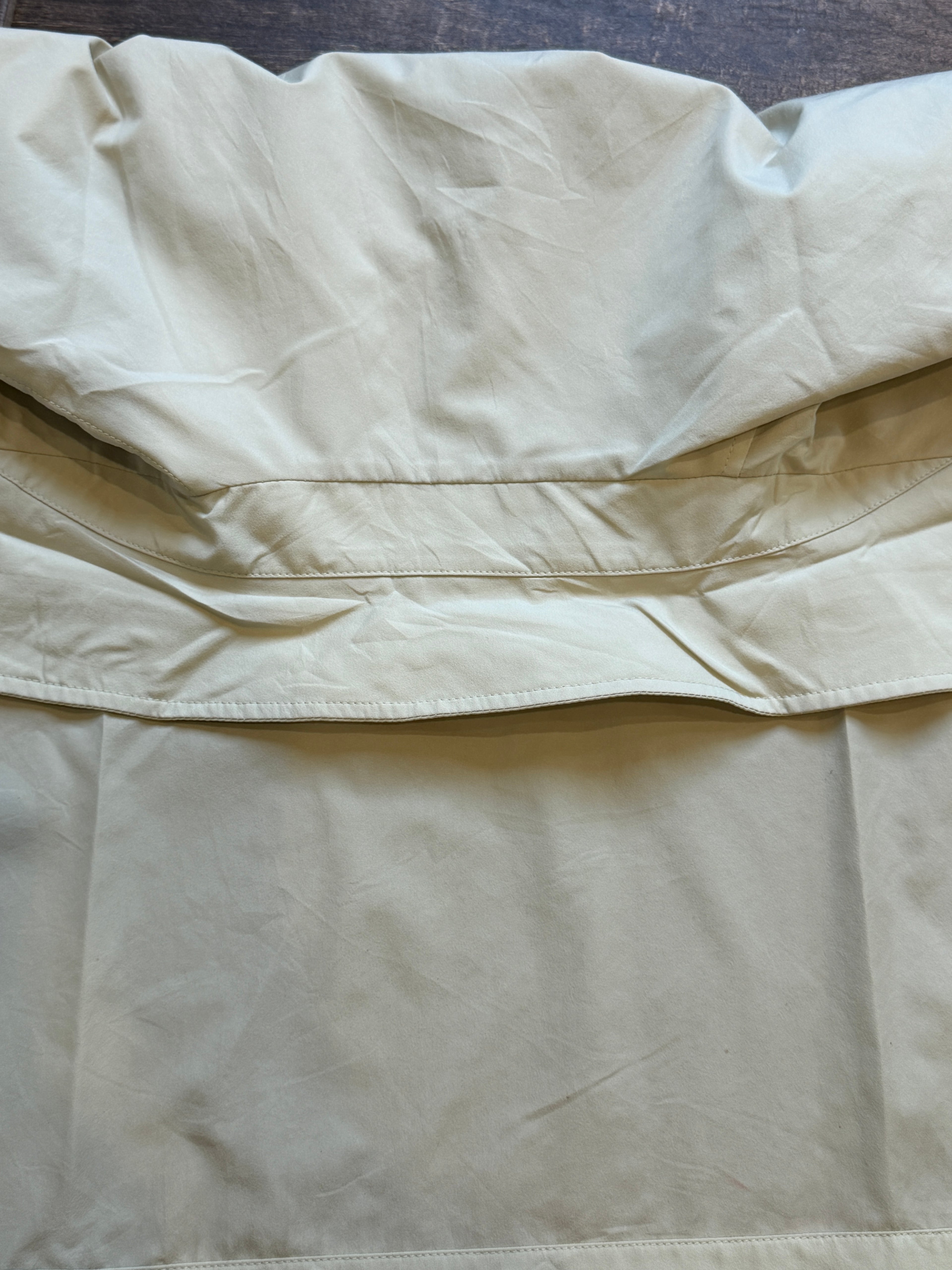 Saint Laurent Vintage Light Bomber Windbreaker Beige