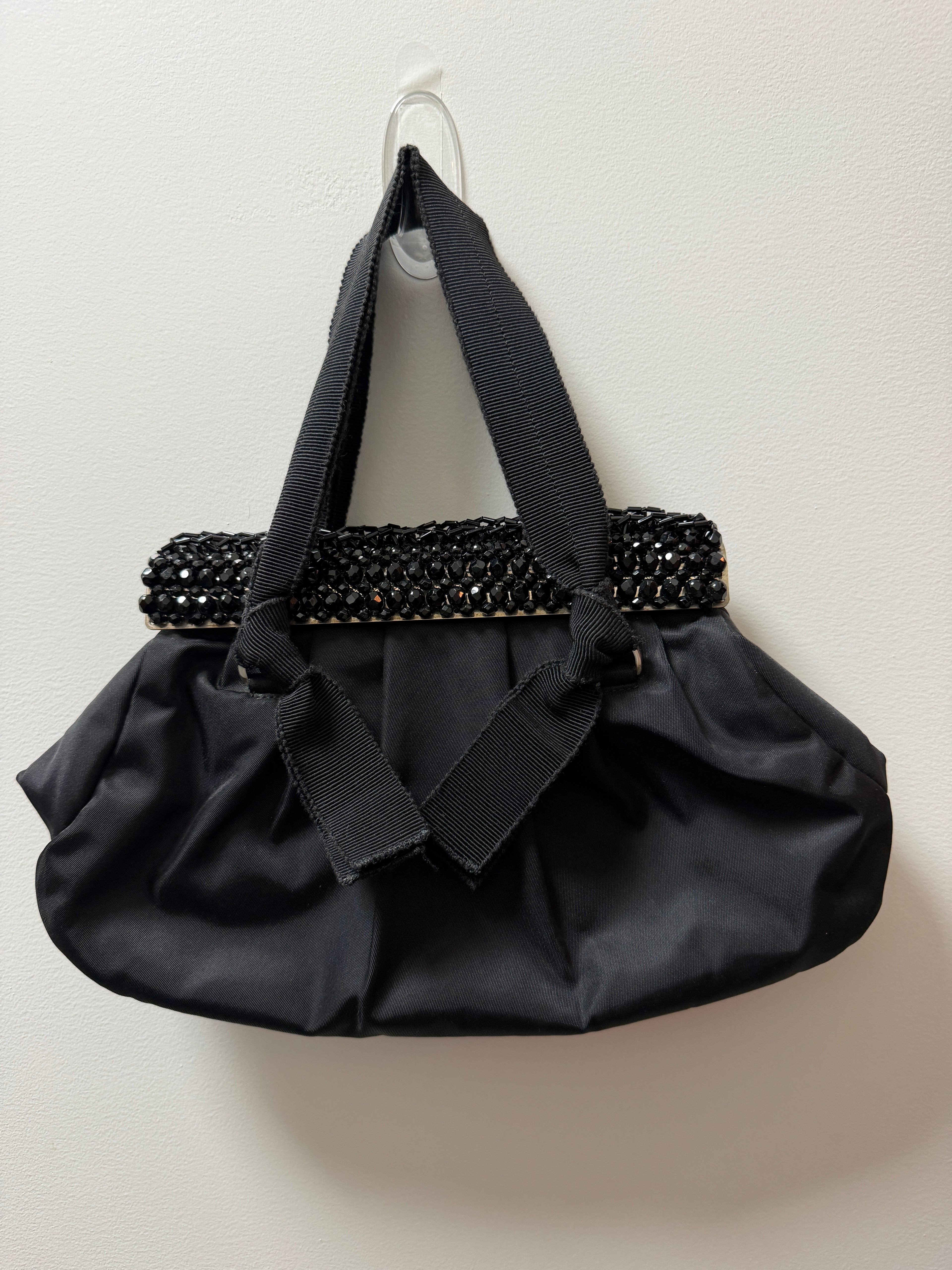 Prada Embellished Top Handle