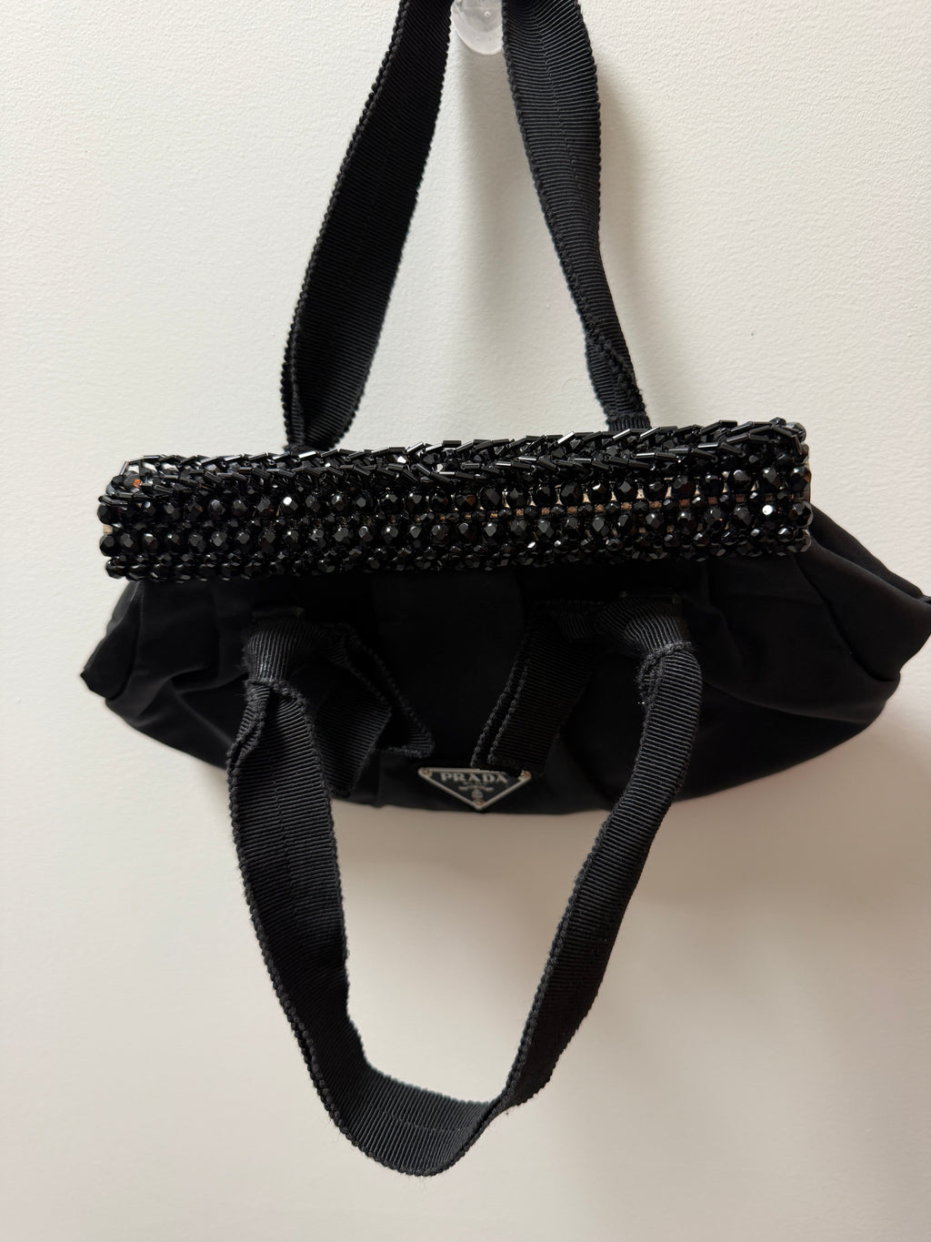 Prada Embellished Top Handle