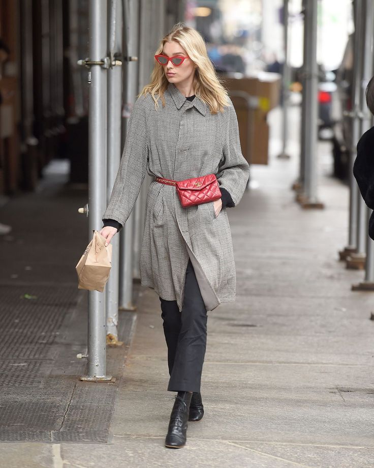 Chanel Red Turnlock CC Belt Bag
