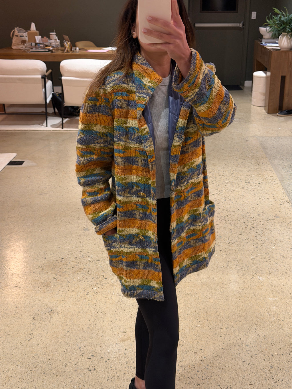 Missoni Reversible Utility Rain Coat / Ski Jacket | Made in Italy | Rare 1980s Wool Blend Coat Vintage