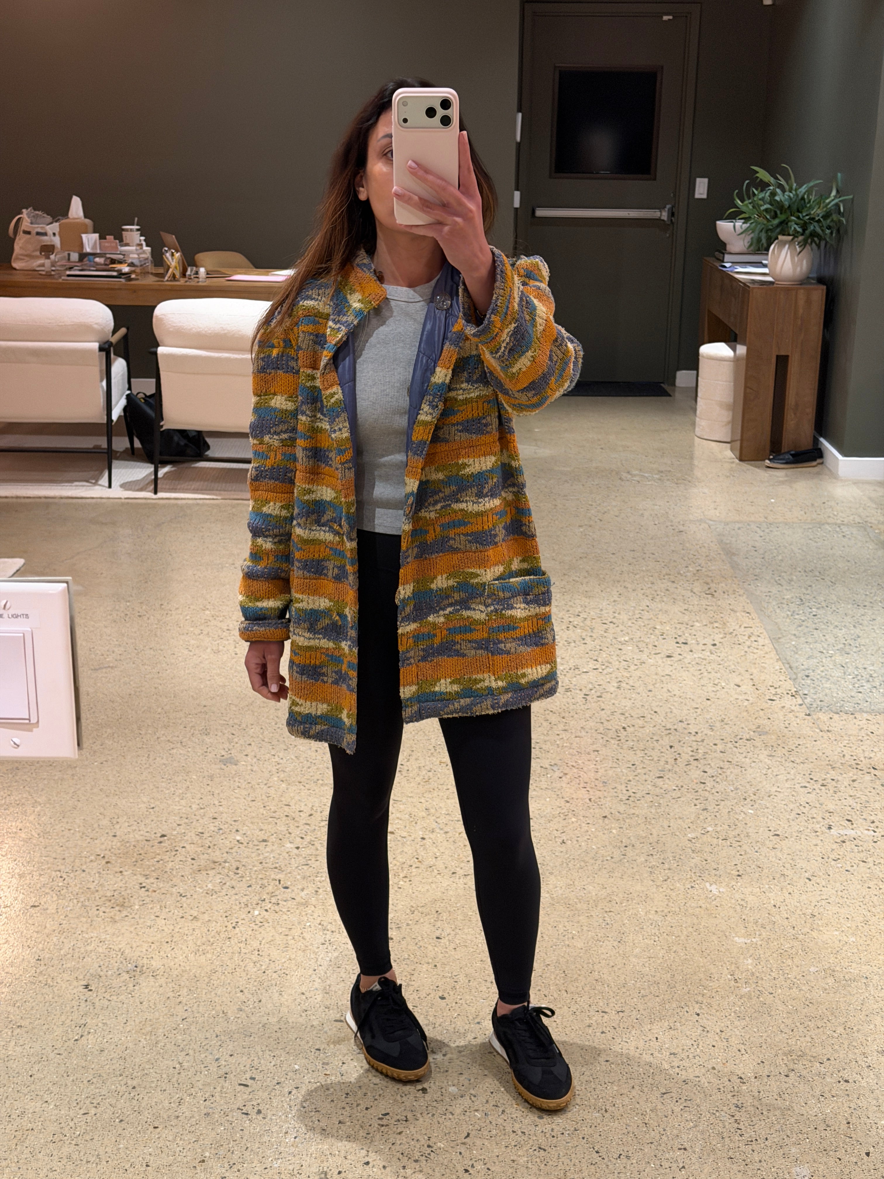 Missoni Reversible Utility Rain Coat / Ski Jacket | Made in Italy | Rare 1980s Wool Blend Coat Vintage